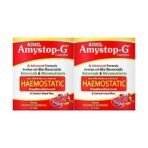 AIMIL Amystop-G Capsules Natural Iron & Other Supplement for Women |Strengthens Blood Vessels & Control Blood Flow - 20 Capsules (Pack of 2) - Fast UK Delivery