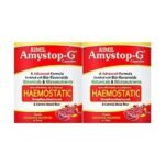 AIMIL Amystop-G Capsules Natural Iron & Other Supplement for Women |Strengthens Blood Vessels & Control Blood Flow - 20 Capsules (Pack of 2) - Fast UK Delivery