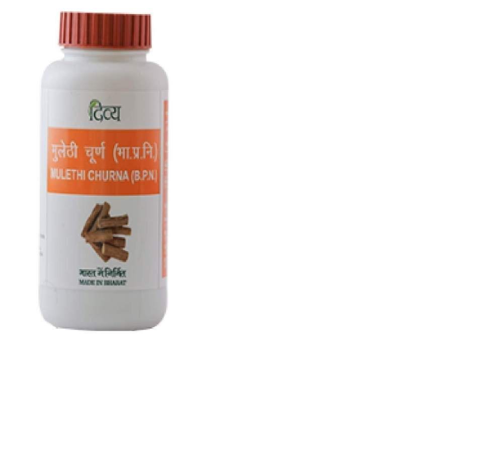 uk51SC7hu64YL.jpg Patanjali Divya Mulethi Churna, 100 g (Pack of 2) - Fast UK Delivery - Image 1