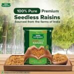 Tata Sampann Pure Raisins Seedless | Kishmish | Source of Potassium | Hand-picked Dry Fruits | 500g Value Pack & Tata Sampann Chaat Masala with Natural Oils, Crafted by Chef Sanjeev Kapoor, 100g - Fast UK Delivery - Image 4