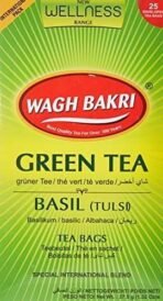 Wagh Bakri Good Morning Green Tea Bags - Tulsi, 25 Pieces Carton - Fast UK Delivery - Image 2