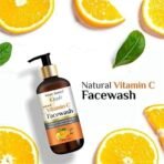 Vedic Roots Khadi Natural Vitamin C Face Wash | Skin Brightening, Oil Control, Dark Spots Remover | Anti Tan Sunburn Protection herbal Face Cleanser - 300 ML - Fast UK Delivery - Image 6