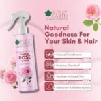 Bliss of Earth Damask Rose Water Spray For Face & Skin, 100% Pure Organic Hydrosol, Soothing Facial Toner, Natural Aromatherapy Mist for Skin and Hair Care, 200ml - Fast UK Delivery - Image 5