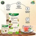 Zandu Ashwagandha Amla Ayurvedic Infusion, a Herbal Tea Enriched with 6 Ayurvedic Ingredients (25 Tea Bags) - Image 4