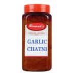 ROOPAK'S PIK-N-PAY Garlic Chutney | Spicy Garlics Homemade Chutneys | Lahsun Ki Chatni -400 g - Fast UK Delivery