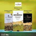 Greenbrrew Instant Green Coffee (Natural, Lemon And Strong) Flavor - 20 Servings Per Pack (Easy To Use) - Fast Shipping to USA & Canada - Image 6