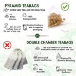 Tea Treasure Spearmint Herbal Tea Bags | Spearmint Tea for PCOS, PCOD, Unwanted Hair | Boosts Immunity | Improves Digestion | Reduces Stress | Rich in Antioxidants (50 Pyramid Tea Bags) - Fast UK Delivery - Image 6