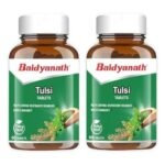 Baidyanath Tulsi Tablets - 120 Tab|Helps in Boosts Immunity | Helpful in Cough & Cold (Pack of 2) - Fast UK Delivery