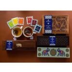 Octavius Taj Wooden Tea Gift Box - 30 Tea Bags | Assortment Of Fine Black & Green Tea | Rakhi Gift Hamper | Gift For Sister | Gift For Brother | Premium Gift Box | Assorted Tea Gift Box - Fast UK Delivery - Image 4