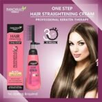Panchvati Herbals Professional Keratin One-Step Hair Straightener Cream with Easy Comb Applicator, 30 Minutes Therapy for Instant Results - 150 ml - Fast UK Delivery - Image 6