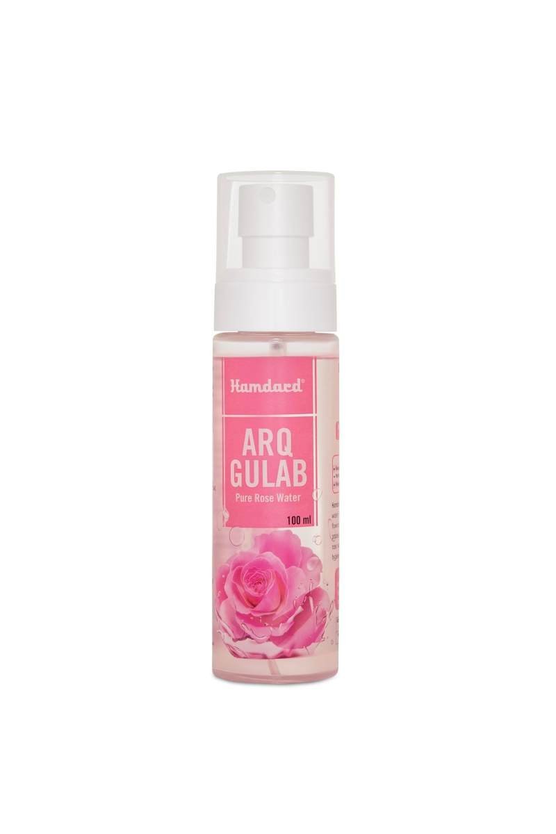 uk51UMNDEPKGL-1.jpg Hamdard Pure Rose Water For Face | 100 ml | Bulgarian Rose for Youthful & Healthy Skin | Face Mist Toner Spray | Hydrates & Tighten Pores - Pack of 1 - Image 1