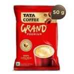 Tata Coffee Grand Classic Instant Coffee| With Flavour Locked Decoction Crystals | 95g Jar & Tata Coffee Grand Premium Instant Coffee| 50G Pouch, Bag, Powder - Fast Shipping to USA & Canada - Image 7