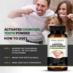 Vedic Roots Activated Charcoal Teeth Whitening Powder| Safe & Effective Herbal Tooth/Gum Whitener Dental Kit|Yellowness Stain Mouth Smell Remover/Freshen Breath - 70 Gm - Fast UK Delivery - Image 5