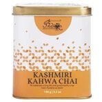 The Indian Chai - Kashmiri Kahwa Chai 100g with Darjeeling Green Tea, Almond, Cardamom, Clove, Cinnamon, Ginger, Rose Petal & Saffron for Digestion and Metabolism, Supports Weight Loss - Fast UK Delivery - Image 2