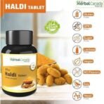 Herbal Canada Neem & Haldi Combo | 100 Tablets Each, Natural Ayurvedic Supplement for Immunity & Wellness | Neem 100 Tablets & Haldi 100 Tablets - Fast UK Delivery - Image 3
