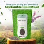 Neuherbs Raw Unroasted Chia Seeds For Eating With Omega 3 and Fiber For Weight Management - 200 Gram | Healthy Snacks | Seeds For Eating During Summer | Best Diet Food - Fast UK Delivery - Image 7
