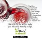 Holy Natural Hibiscus Flower for Hot and Cold Tea | Dry Hibiscus Sabdariffa, Rosella Flower | Dried and Edible Grade | 200 gm - Fast UK Delivery - Image 6