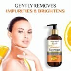 Vedic Roots Khadi Natural Vitamin C Face Wash | Skin Brightening, Oil Control, Dark Spots Remover | Anti Tan Sunburn Protection herbal Face Cleanser - 300 ML X 2 - Fast UK Delivery - Image 4