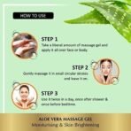 Panchvati Herbals Aloe Vera Face Massage Gel Keeps Moisture Heals & Soothes Dry Skin.500ml, For All Skin Type Man & Woman - Image 6