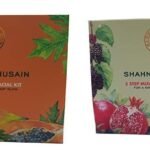 Shahnaz Husain 5 Step Facial Kit (Papaya - 50GM and Mixed Fruit -50 g) - Pack of 2 - Fast UK Delivery