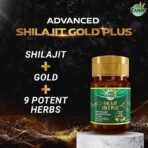 Zandu Shilajit Gold Plus| Scientifically tested advanced formula| Made using 100% Pure Himalayan Shilajit, Gold & 9 Ayurvedic herbs |Enhances strength, stamina, vigour, vitality and power | 20 Caps - Fast UK Delivery - Image 3