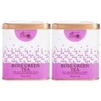 The Indian Chai - Rose Green Tea 200g with Gulab Rose Petals for Glowing Skin, Rich in Vitamin C, Natural Stress Buster, Helps with Immunity - Fast UK Delivery - Image 2