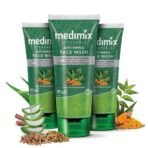 Medimix Ayurvedic Anti Pimple Face Wash 100ml (Combo pack of 3) | With Neem, Aloe Vera, and Turmeric | Helps reduce & prevent pimples | Natural | Herbal | Paraben-free | Soap-free | SLES-Free - Fast UK Delivery - Image 2