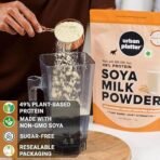 Urban Platter SOYA Milk Powder, 1Kg [Plant-Based / Milk Alternative, Non-GMO & 49% Protein] - Fast UK Delivery - Image 4