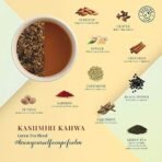 Dancing Leaf Kashmiri Kahwa | Green Tea, Liquorice, Ginger, Cloves, Cardamom, Nutmeg, Black Pepper, Almonds & Saffron | Green Tea Blend | Loose Leaf Tin (75 GMS) - Fast Shipping to USA & Canada - Image 6