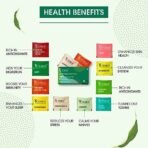 Teabox Chamomile Green Tea for Stress Relief & Good Sleep, 50 Silken Pyramid Tea Bags & Teabox Green Tea Sampler Bags 20pcs (2pcs X 10 flavors) - Fast UK Delivery - Image 7