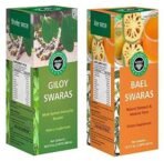 Heera Ayurvedic Research Foundation Cholestrol Controls Bael Juice (500 ml) + Energy Booster Sugar Free GILOY JUICE Extract (500 ml)- Pack of 2 - Fast Shipping to USA - Image 2
