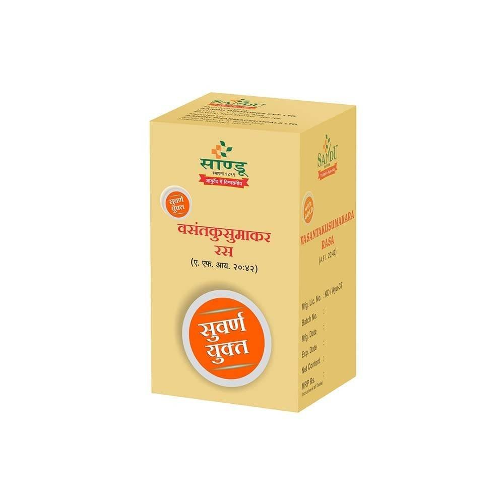 uk51XYn-TsDkL-1.jpg Sandu Vasant Kusumakar Ras 10 Tablets - Fast UK Delivery - Image 1
