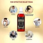 Vedic Roots Extra Cooling Headache Relief Herbal Hair Oil/Thanda Tel for Stress Relief |Relax Tight Sleep|Hair Oil with Bhringraj Amla Ratan Jyot - 200 ML - Fast UK Delivery - Image 3