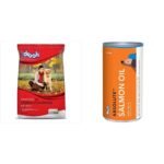 Drools Optimum Performance Adult Dry Dog Food, 10kg & Drools Absolute Salmon Oil Syrup - Dog Supplement, 150 ml - Fast UK Delivery