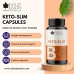 Bliss of Earth Keto Slim Weight Management Pills, Keto Diet Safe, 100% Natural Fat Burner, Appetite Suppressant, Non-GMO, Gluten Free, 60 Veg Capsules - Fast UK Delivery - Image 5