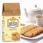 Dhampurgreen Gur Jaggery Atta Cookies Biscuit, 200G - Fast UK Delivery - Image 5