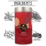 Karma Kettle Maya Chocolate Tea with Assam Black Tea, Choco chips, Coffee Beans, Cranberry, Choco nibs and Chocolate (75gms Loose Leaf Tin), 75 g - Fast UK Delivery - Image 4