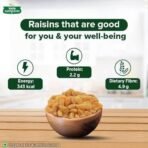 Tata Sampann Pure Raisins Seedless, Kishmish, 500g, Source Of Potassium, Premium Dry Fruits, Green Raisins - Fast UK Delivery - Image 6