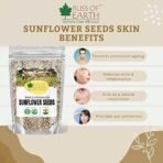 Bliss of Earth Dehulled Sunflower Seeds 200gm for Eating & Weight Loss, Naturally Organic Superfood - Fast UK Delivery - Image 6