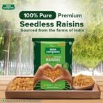 Tata Sampann Pure Raisins Seedless, Kishmish, 500g, Source Of Potassium, Premium Dry Fruits, Green Raisins - Fast UK Delivery - Image 4