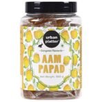 Urban Platter Aam (Mango) Papad, 500g | Sweet and Tangy | Real Mango Pulp | for All Ages | Kid Friendly - Fast UK Delivery - Image 2