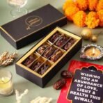Urban Platter Stuffed Dates, 9 pc: Choco Cranberry Crunch (Medjoul Dates Stuffed with Chocolate Chips & Dried Cranberry, 100% Dark Chocolate Buttons and Crushed Waffle Chips) - Fast UK Delivery - Image 2