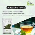 Holy Natural Tulsi Leaves 200 Gm | Queen of Herbs | Dried Tulsi Leaves, Dried Tulsi Buds | Tulsi leaves also called Holy Basil (Ocimum tenuiflorum), tulasi, and Indian Basil - Image 6