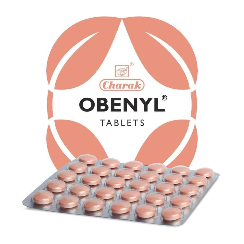uk51ZlFWxg37L-1.jpg Charak Pharma Obenyl Tablet for healthy weight management (30 Tablets (Pack of 3)) - Fast UK Delivery - Image 1