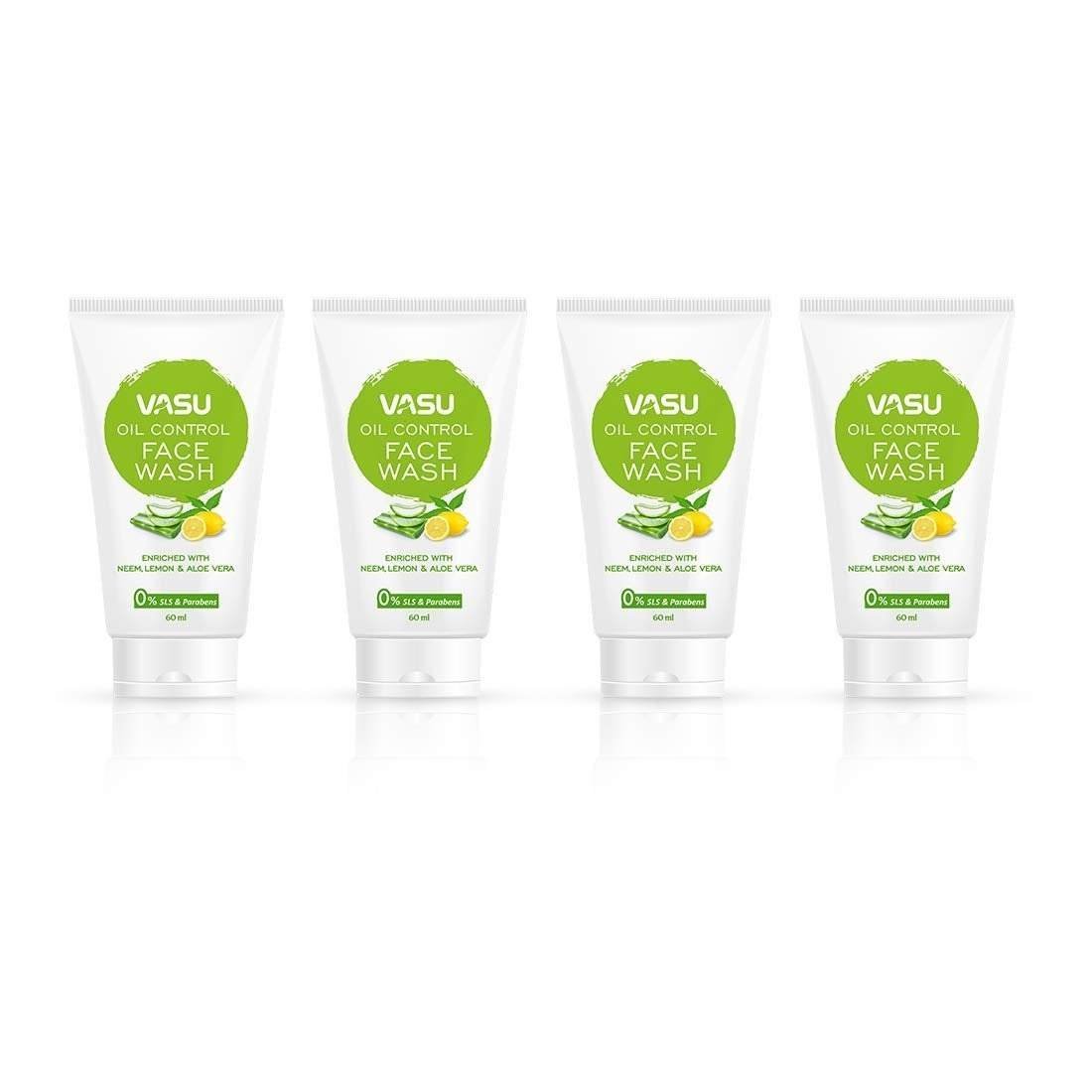 uk51ZtOwL5eKL-1.jpg Trichup Vasu Herbal Facewash for Oily Skin (Pack of 4) - Fast UK Delivery - Image 1