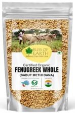 Bliss of Earth Organic Whole Fenugreek Seeds, Sabut Methi 1kg - Fast UK Delivery - Image 2