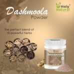 Holy Natural - The Wonder of World Dashmoola Powder (100 Gm), Dried Roots Powder Of Ten Different Plants, Also Called Dashamula, Churna Used In Kwatha, Tablet, Paste, Oil, And Jam. - Fast UK Delivery - Image 3