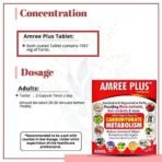 AIMIL Amree Plus Capsules Ayurvedic Medicine| Blood Sugar Tablets| Natural Care | Pack of 20 Capsules - Fast UK Delivery - Image 5