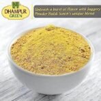 Dhampurgreen Turmeric & Ginger Jaggery Powder, 300G | Spiced Jaggery Powder | Haldi & Sonth Gur - Fast UK Delivery - Image 5