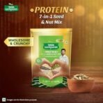 Tata Sampann Protein 7-in-1 Seed & Nut Mix | Power Packed & Crunchy Snack | Trail Mix | Rich in Protein & Dietary Fibre | Rich in Magnesium & Phosphorus | 200g | Roasted Pumpkin, Watermelon, Sunflower, Flax, Chia, Sesame Seeds & Soya Nuts - Fast UK Delivery - Image 4